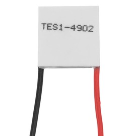 sourcing map TES1-4902 Semiconductor Refrigeration Tablets 6V 2A 6.5W Heatsink Thermoelectric Cooler Cooling Plate Module 20x20mm