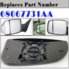 68067731AA Ram Driver Side Lower Glass Compatible with 2009-2020 Dodge