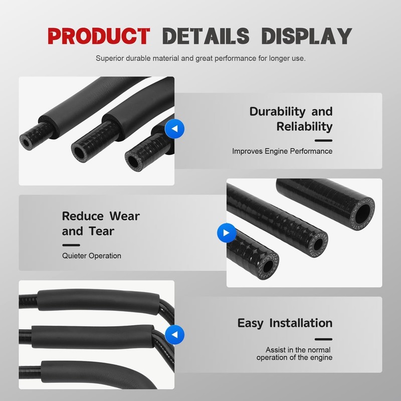 Low Pressure Fuel Hose Line Kit for LB7 Dura-max 2500/3500HD