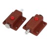 Sourcingmap Furniture Door Spring Loaded Press Button Latches Bolt Lock