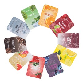 10Pcs Flavoured Inner Filter, Flavoured Air Inhaler, Breathing Necklace with Resistance for Adults Stress Anxiety Relief, Variety of Flavors to Choose