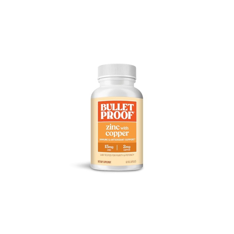 Bulletproof Zinc with Copper, Reliable and Quick Source of Energy
