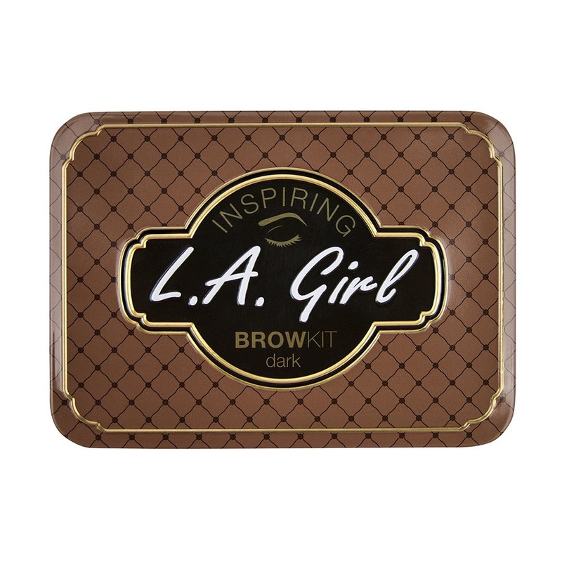 L.A. Girl Inspiring Brow Kit, Dark and Defined (Dark), Brow