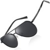 DUCO 3039 Polarized Sunglasses, Unisex, UV400 Pilot, Teardrop Glassan, Fashion
