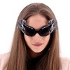 Pohotobooth Props Ltd Black Fancy Dame Edna Style Novelty Sunglasses