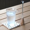 Nagao WY-14 Waiwai Kitchen Stirler, Stainless Steel, Wood, Made in