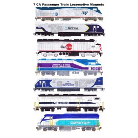 California Passenger Locomotives 7 magnets Andy Fletcher
