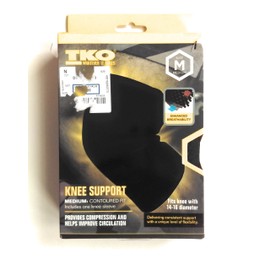 TKO Knee Support Contoured Fit, Medium (For Knee with 14-16 diameter)