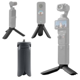 Mini Tripod Desktop Stand Holder for DJI Osmo Pocket 3/Pocket 2/Pocket/Insta360 X4 X3 X2 Gopro Series