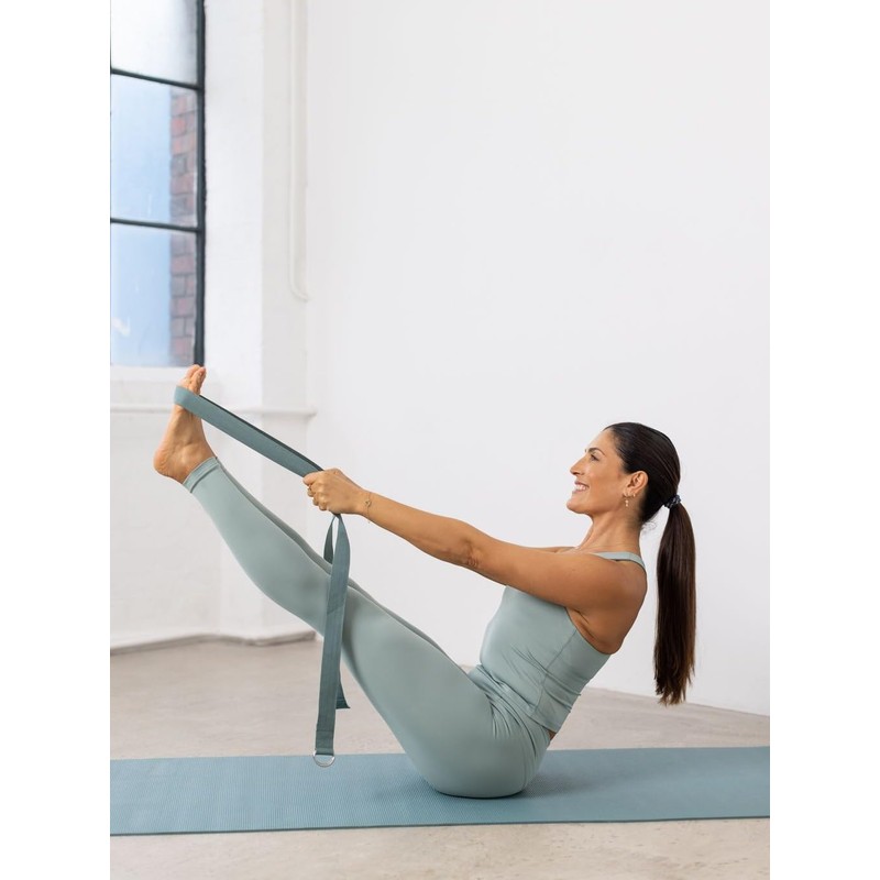 Yogamatters D-Ring Yoga Belt Strap - Organic Cotton, 2m |
