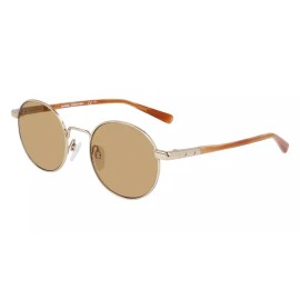 Shinola New SHINOLA by Flexon SH-2301S 717 Gold Sunglasses with Brown Lenses
