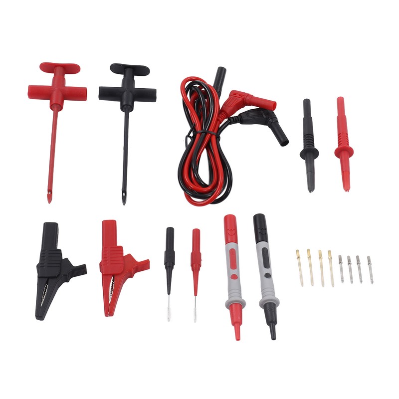 Multimeter Test Leads Kit Crocodiles Clip Banana Plug Testing Cable