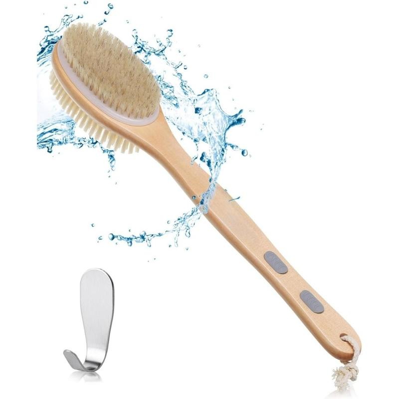 Double Sided Shower Brush, Back Scrubber, Bath Brush, Back Brush,