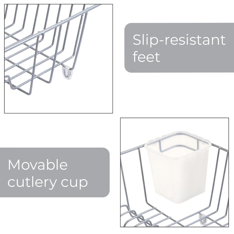 Smart Design Dish Drainer Rack - Small - in Sink