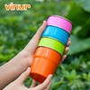 VINUR Kids Stainless Steel Cups-8 oz Stackable Metal Drinking Tumbler