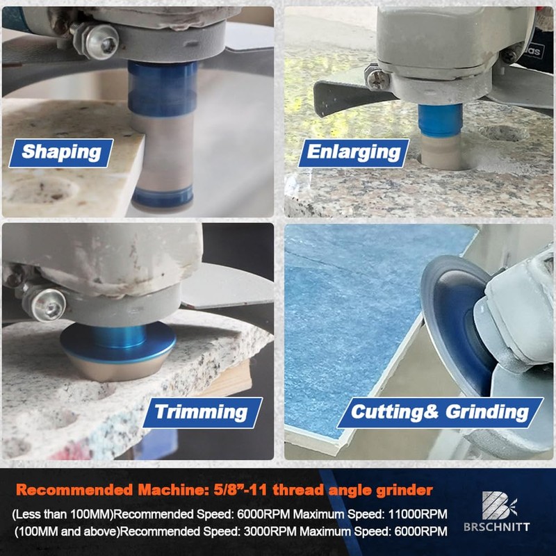 Tile Hole Saw Kit - BRSCHNITT Diamond Core Drill Bit