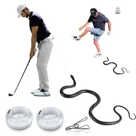 Snake Prank with String Clip, Rubber Fake Snake Prank Props for Teasing Friends, Golf Snake Prank Gag for Adults Kids - Tail You There, Ready to Give a Playful Scare!
