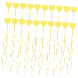 Ipetboom 20pcs Hairpin Braiding Hair Tool Hair Braids Beader Hair Beading Tools Ponytail Hair Styling Maker Hair Braiding Tools Hair Braid Beader Hair Pull Through Hair Hook Yellow Plastic