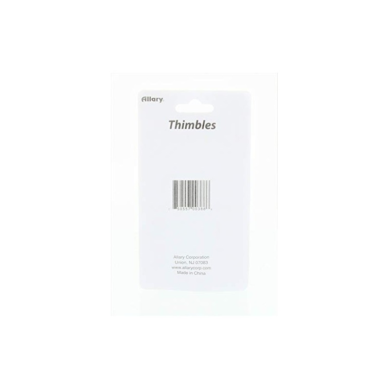 Allary Craft & Sew ASSORTED THIMBLES Pack Small, Medium &