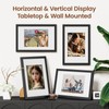 Heimlove 8x12 Picture Frames with Mat to Display 6x8 Picture,Plastic