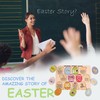 KATINAT Resurrection Easter Story Eggs - 12 Wooden 2D Egg
