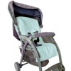 Universal Stroller Cover in Terry Towelling Made in Italy Green