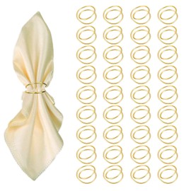 Gold Napkin Rings - 36 PCS Metal Spiral Napkin Rings(Spiral) Napkin Holders Buckles for Family Dinner, Wedding, Party,Table Decorations