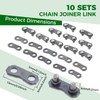 3PCS Pocket Chainsaw Breaker Chain Saw Repairing Mending Tool Set