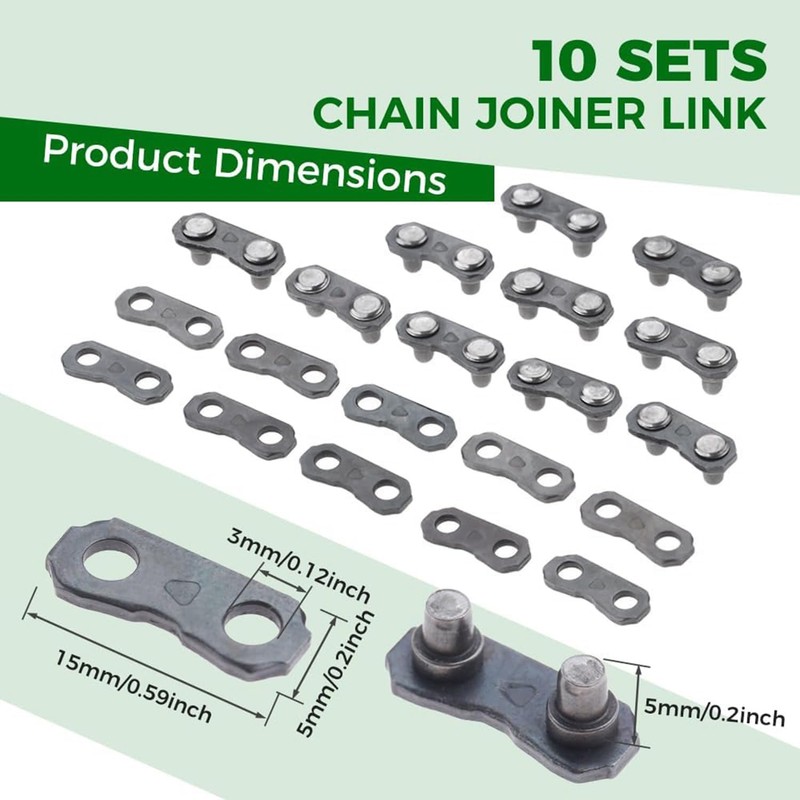 3PCS Pocket Chainsaw Breaker Chain Saw Repairing Mending Tool Set