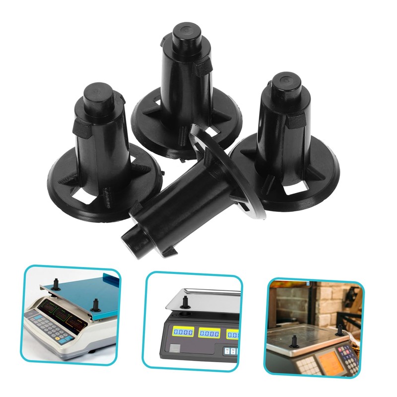 Beavorty 4pcs Scale Feet Replacement Weighing Pan Feet for Electric