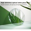 HOPLEX Handheld Magnifying Glasses 5X Reading Magnifier with Shatterproof Metal