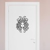 Azeeda 'Angry Medusa Gorgon' White Premium Vinyl Decal Sticker –