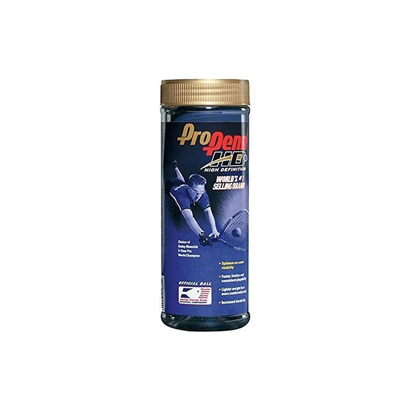 Pro Penn HD Purple Racquetballs - 1 Can of 3
