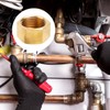 6pcs 3/8'' NPT Brass Pipe Cap, 5/8" ID Brass Compression