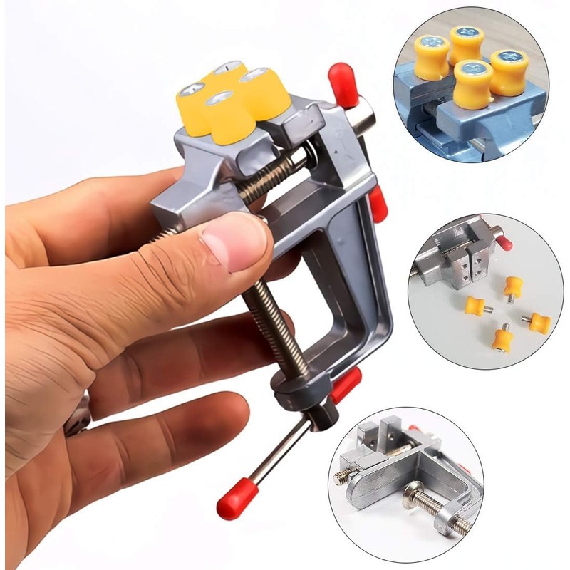 Mini Bench Vise Small Table Clamp Universal Drill Press Vise