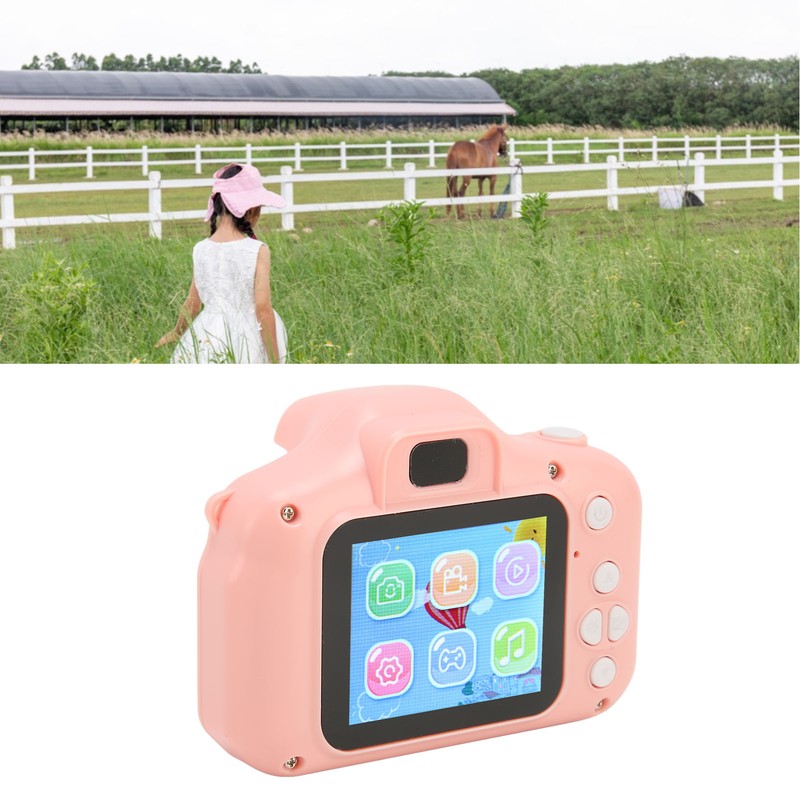 Kids Digital Camera Multi Mode Filter Front Rear 8MP 1080P
