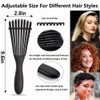 TOBEAUTY Cepillo para Cabello Rizado, Peine Desenredar Rizos el Tangle