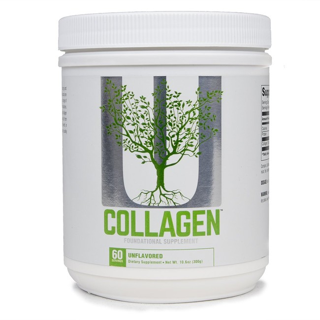 Universal Nutrition Collagen Types I & III Protein Powder with Collagen Peptides, 300 G, 60Count
