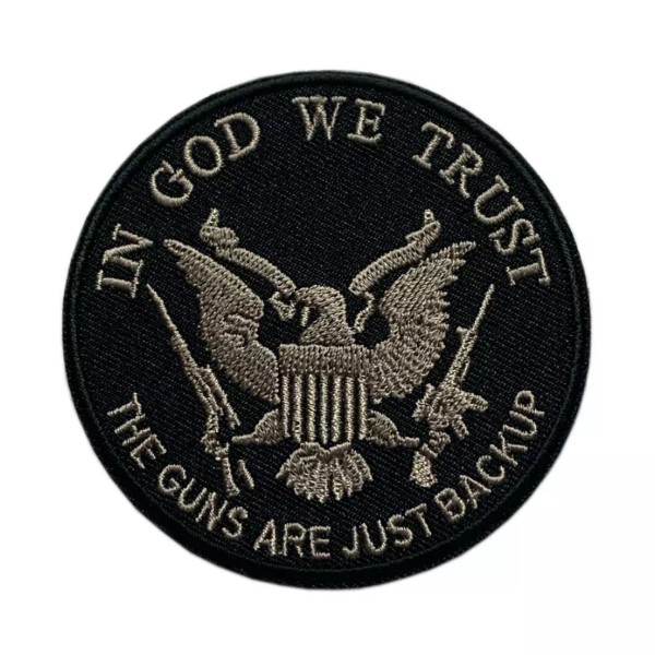 in God We Trust 2nd Amendment Patch [3.0 inch -Hook