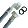 Washing Machine Inlet Hose, 3/4 Inch Nut x 3/4 Inch