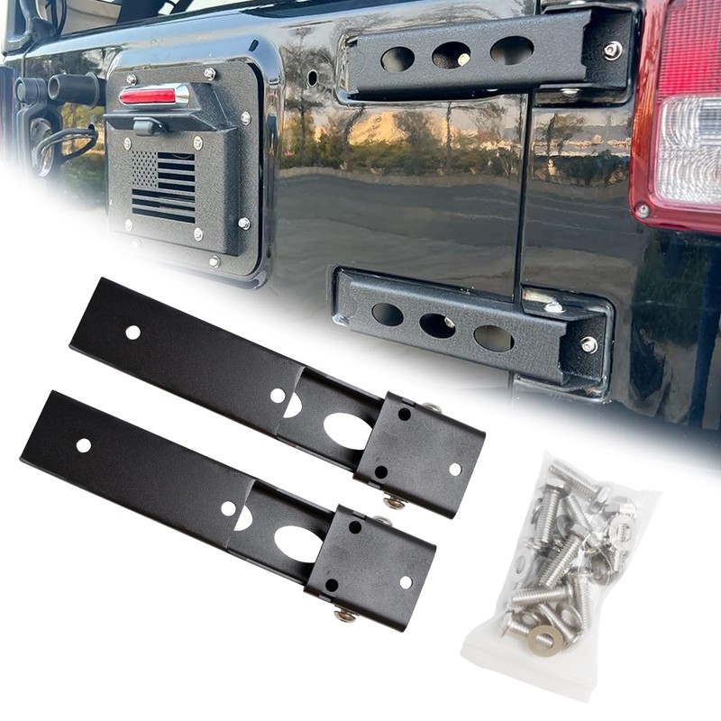 ETL INDUSTRIES Tailgate Hinge Set Steel Reinforced Heavy Duty Rear