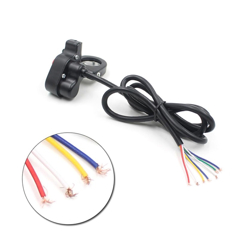MAGICLULU Multifunction Tricycle Motorcycle Switch for Headlight Turnlight Horn Control
