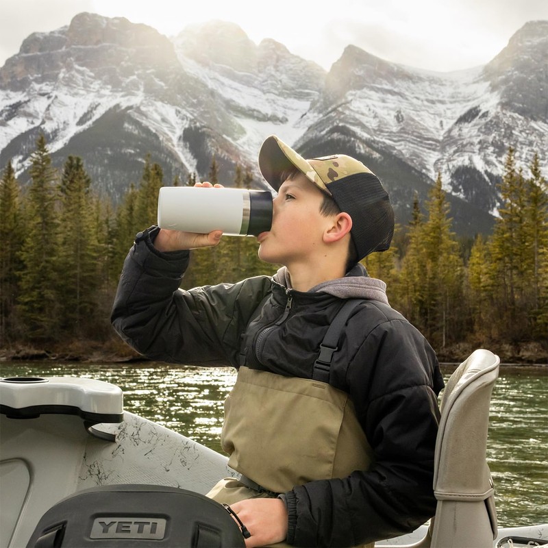 YETI Rambler 12 oz Travel Bottle, Stainless Steel, Vacuum Insulated