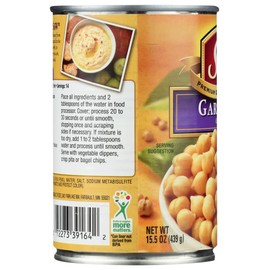 S&W Beans, Garbanzo, 15.5-Ounce (Pack of 12) by S&W