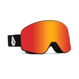 Volcom Odyssey Goggles Matte Black Red Chrome+Yellow
