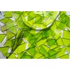CHICSHIS 4 Shapes Large Transparent Mosaic Tiles for Mosaic Crafts,