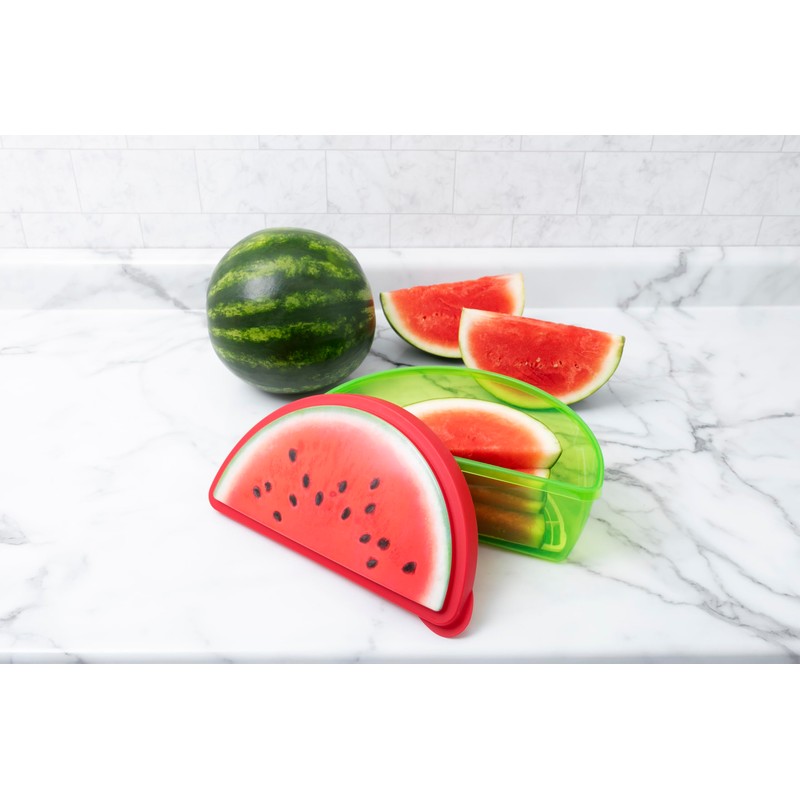 VIOVIA Watermelon Storage Container - Freshness for Home and On-the-Go