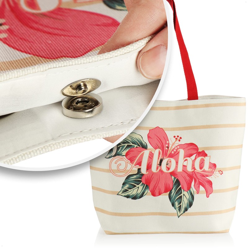 com-four® Beach Bag - Women's Shopper for Shopping - Modern