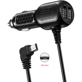 Car Power Cable Charger Cord Compatible for ORSKEY Dash Cam, Pathinglek,Ssontong,Zhiroad,Nextbase,Claoner,IIWEY S1 S2 T1 Dash Cam Vehicle Power Supply
