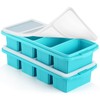 Ztomine Silicone Freezer Tray With Lid - Silicone Freezer Food